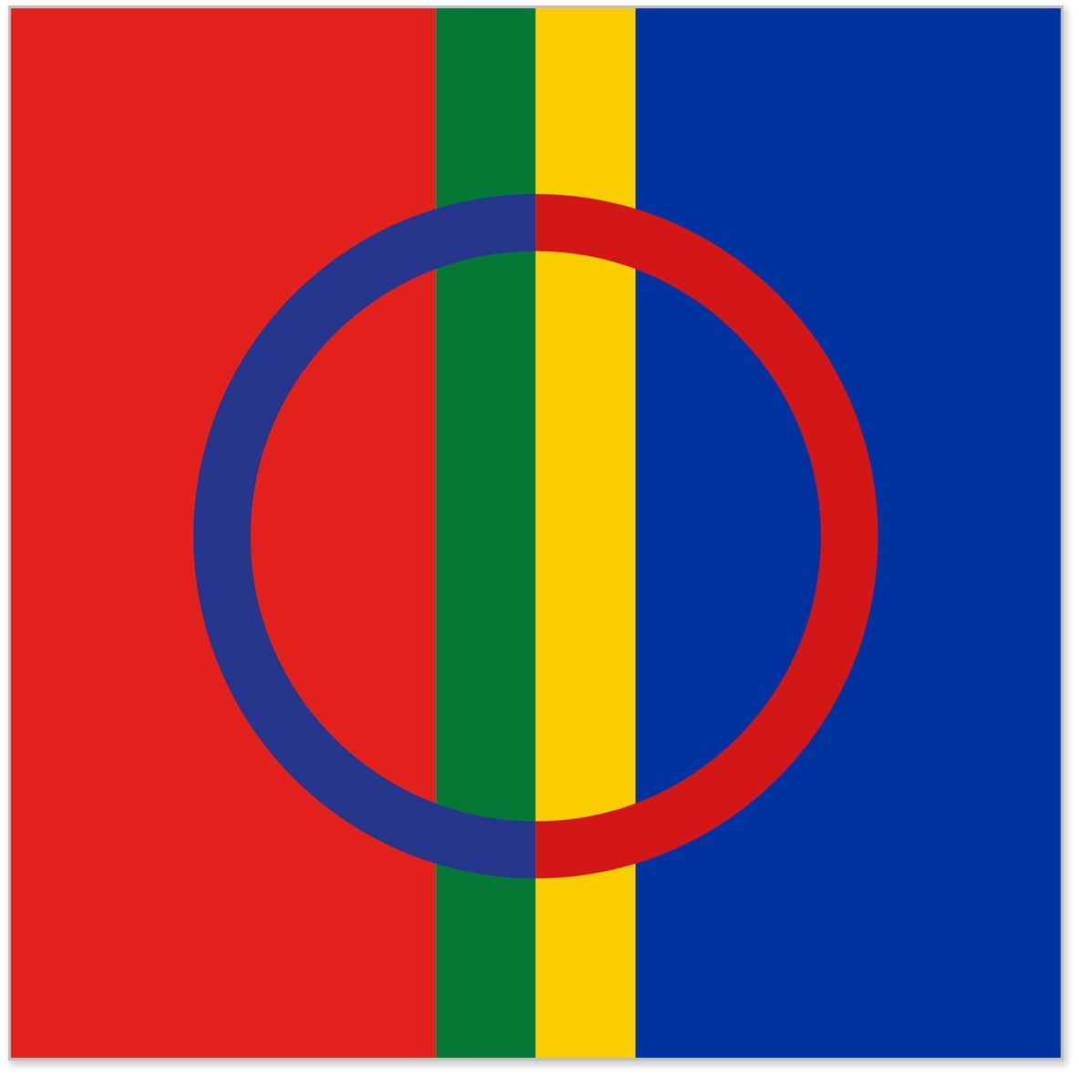 Serviett Sameflagg lunsj 20 stk