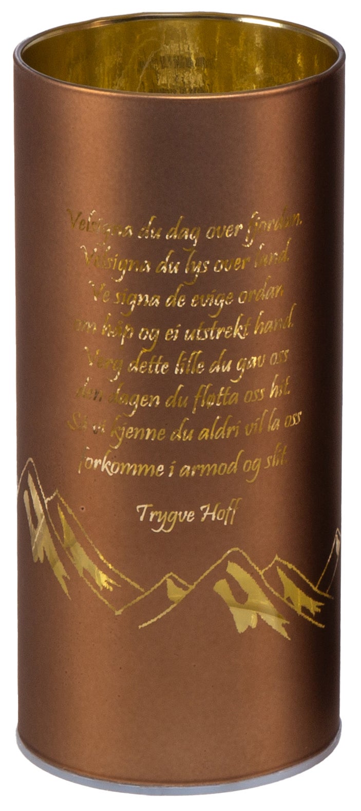 Lyslykt LED Nordnorsk Julesalme 1 Brun