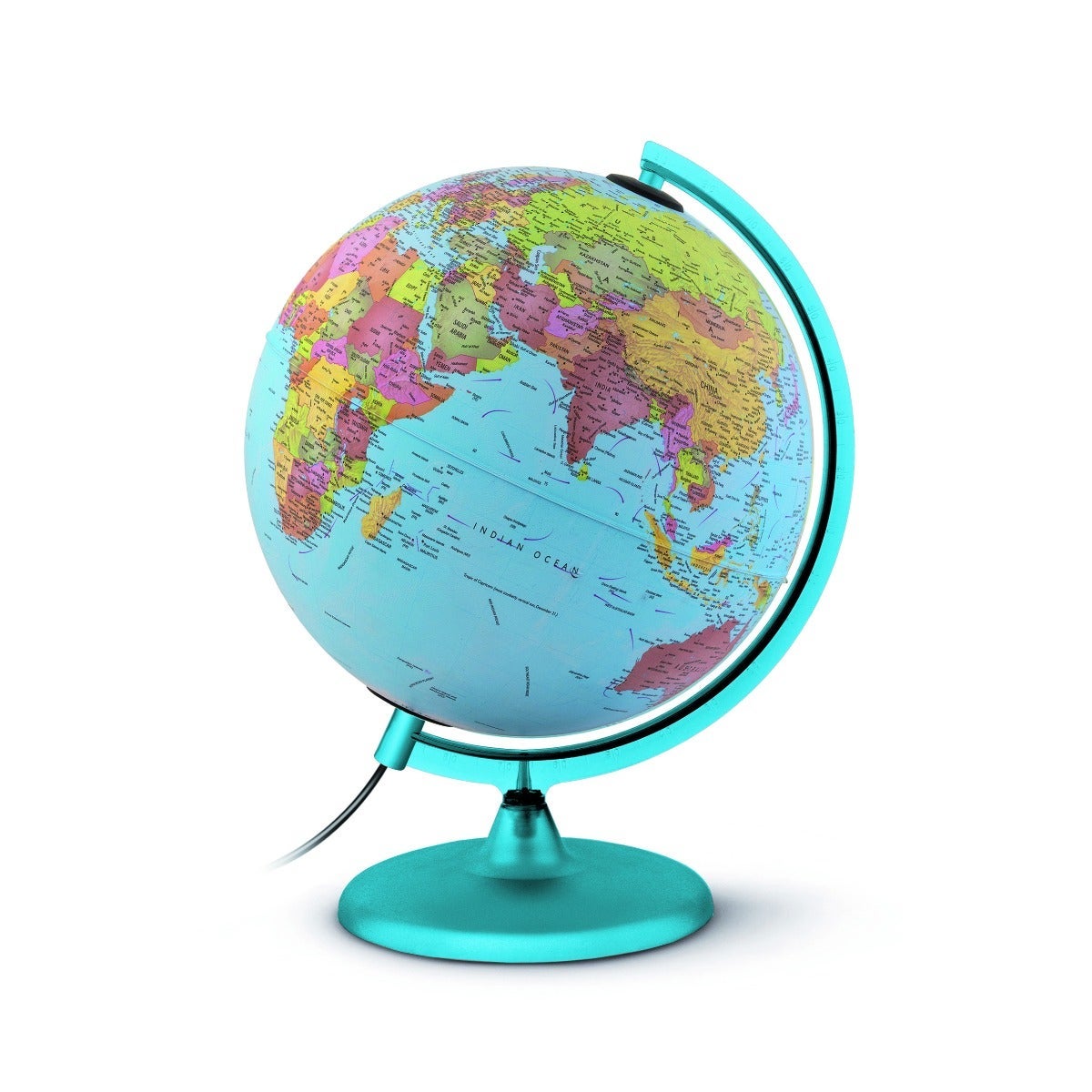 Globus 25cm m/lys Night & Day LED Norsk