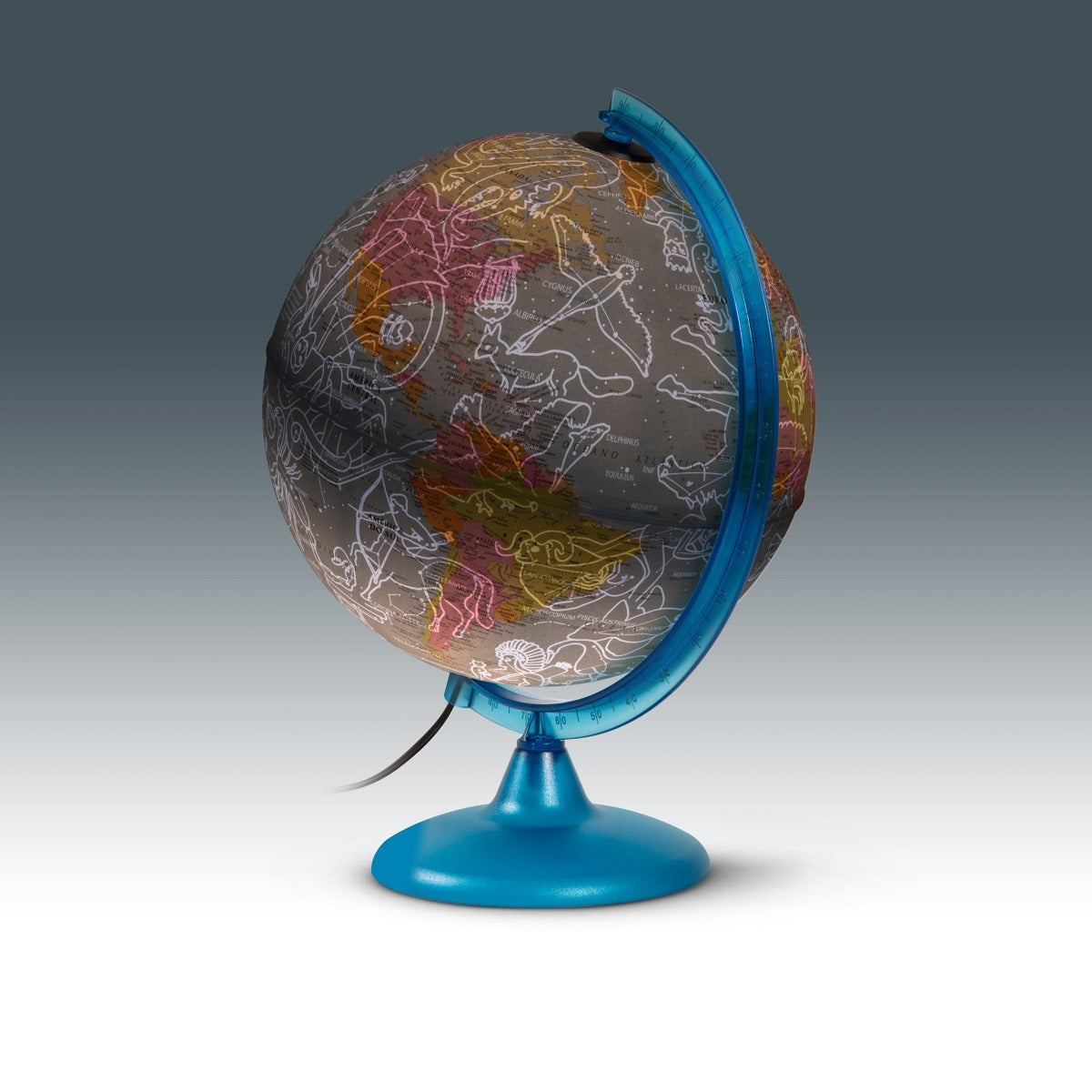 Globus 25cm m/lys Night & Day LED Norsk