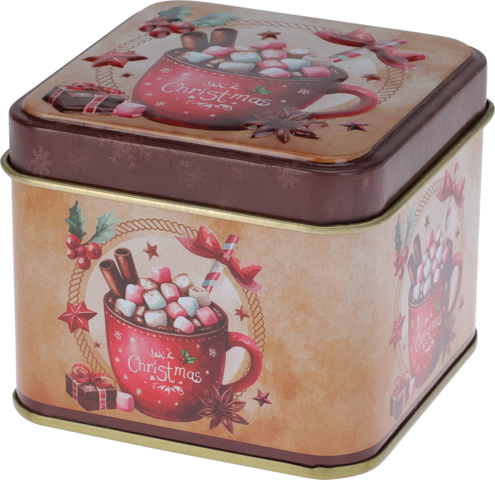 Metallboks Nostalgi Julemotiv