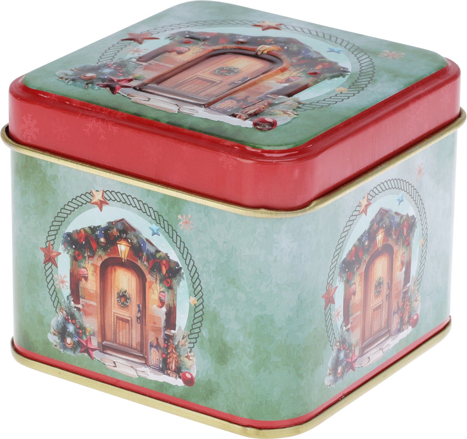 Metallboks Nostalgi Julemotiv