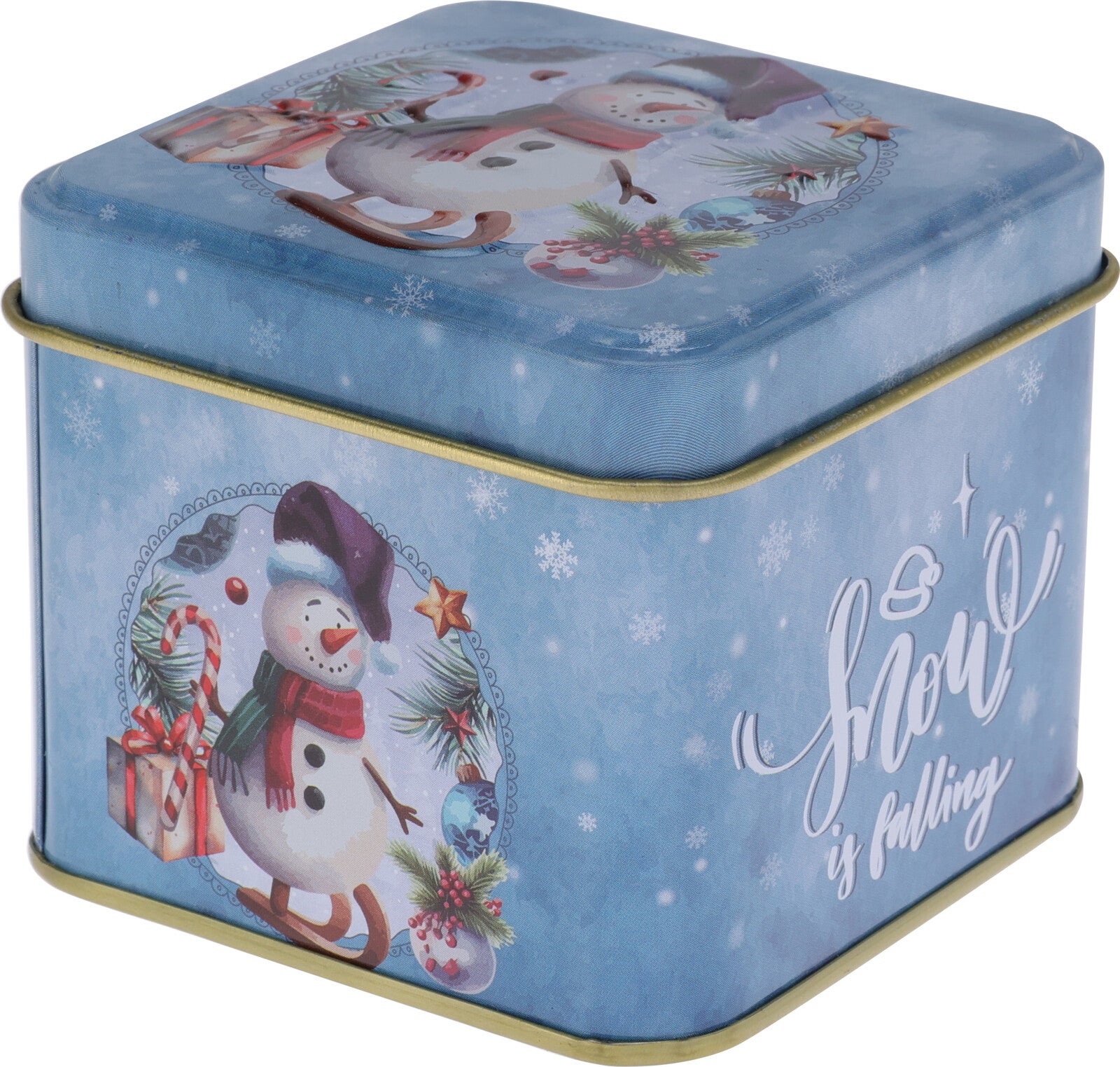 Metallboks Nostalgi Julemotiv