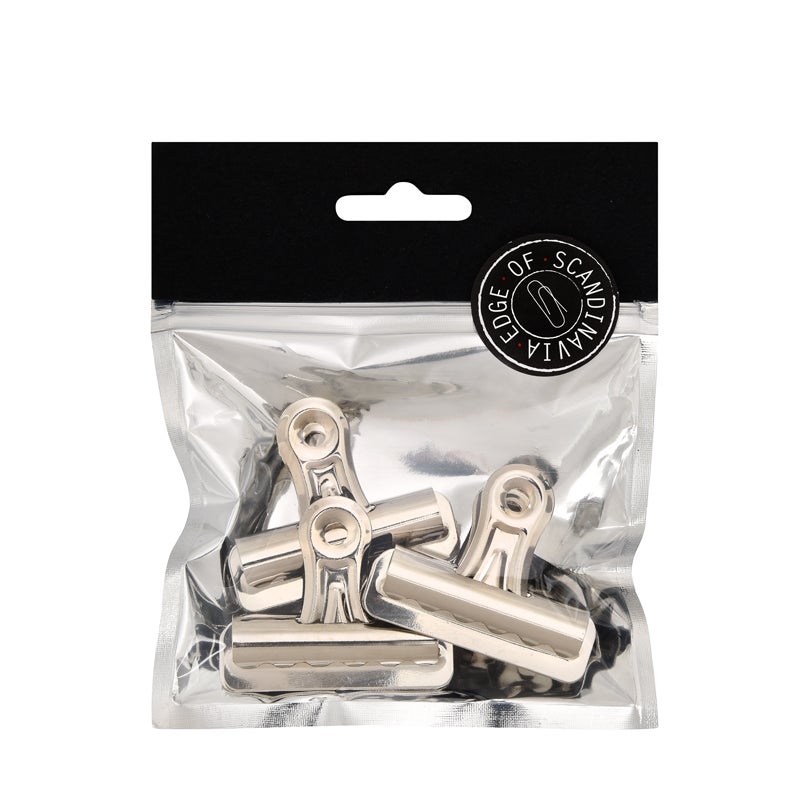 KONTORKLYPE EDGE 3X57MM SØLV