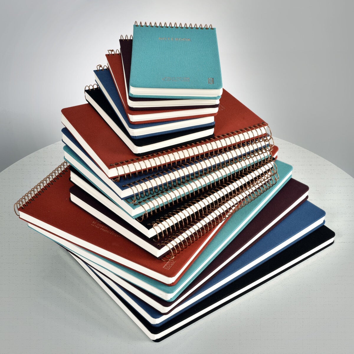 Notatbok m/spiral Kozo Premium A4 Steel Blue