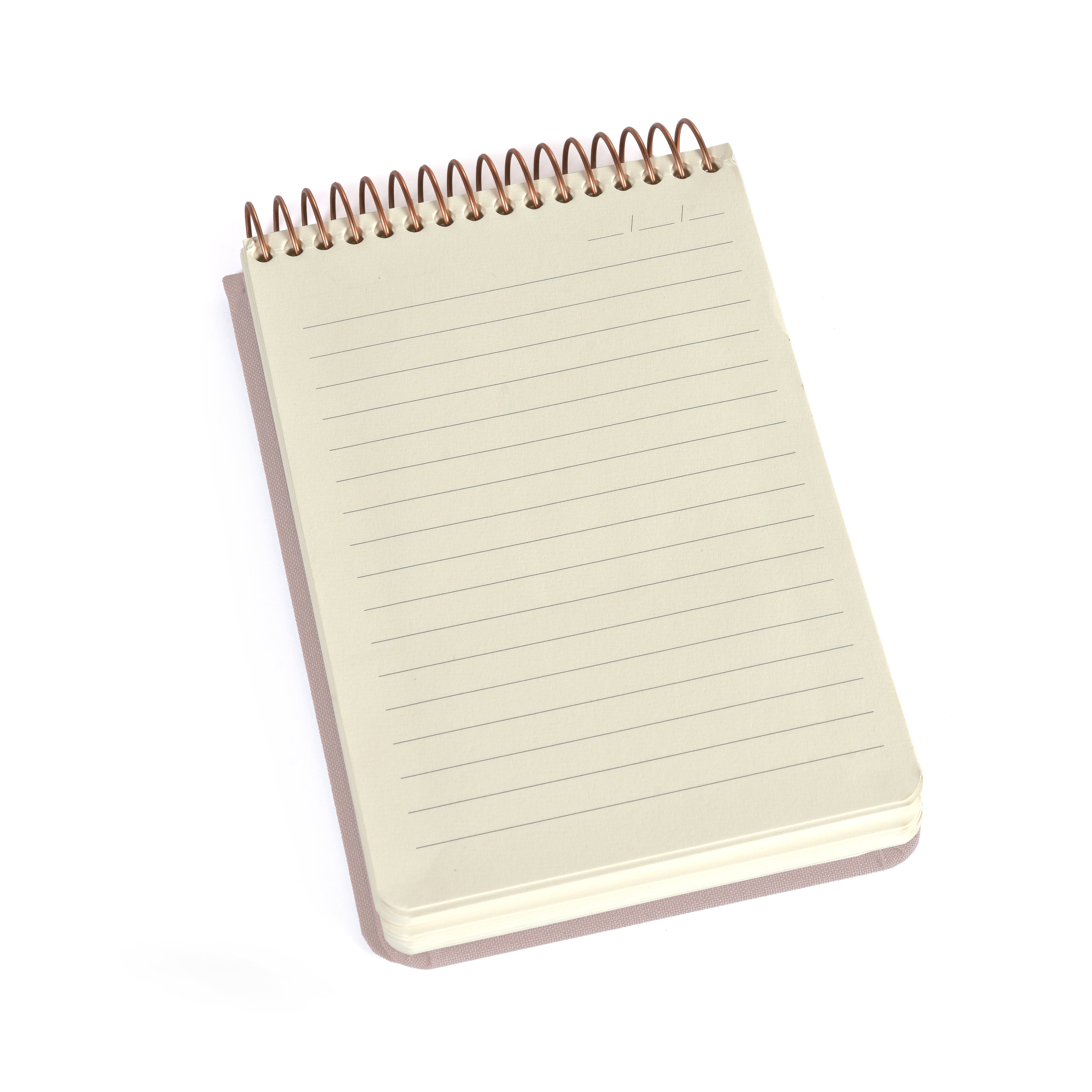 Notatbok m/spiral Kozo premium A6 Sand