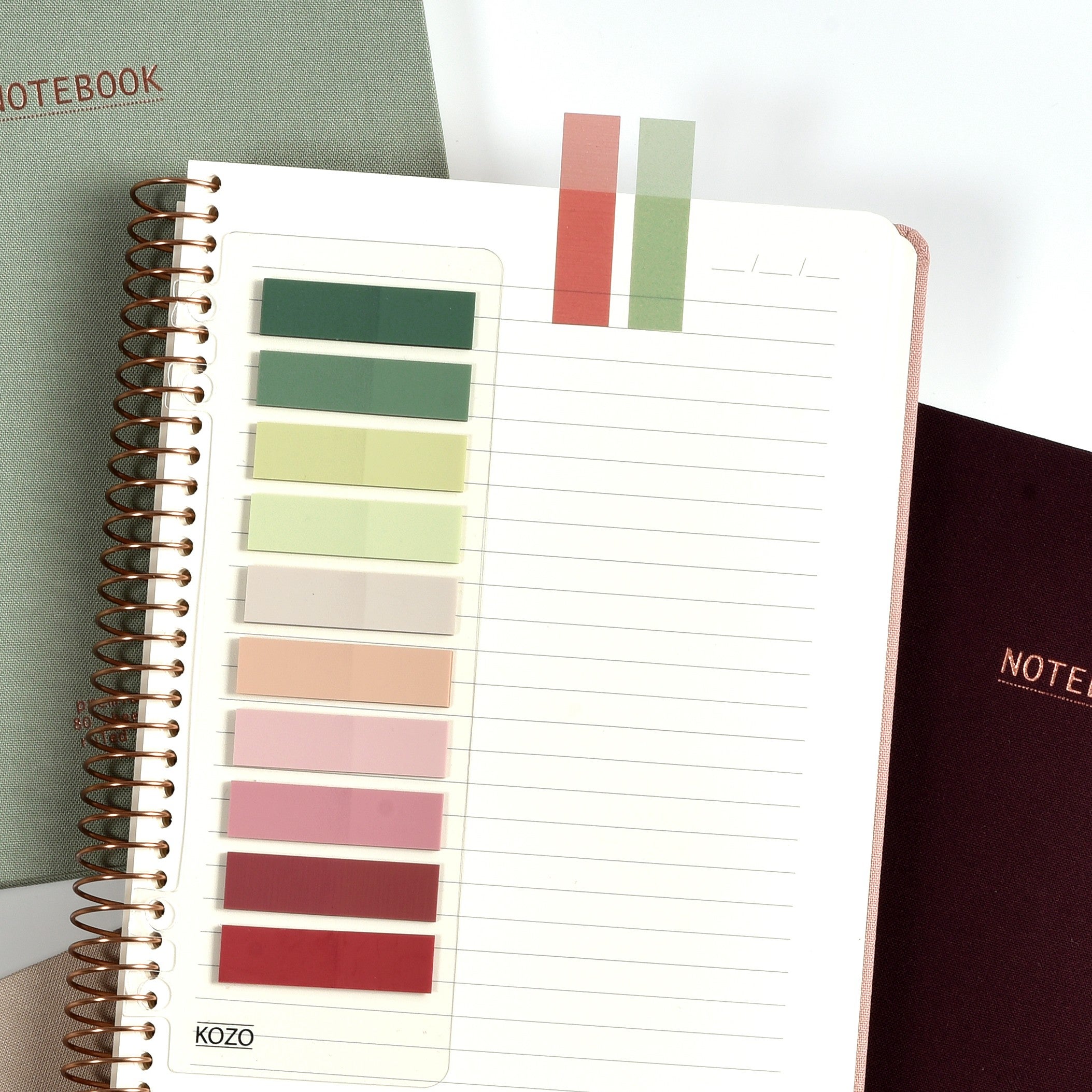 Indeks selvklebende Kozo Blush 10x20 blad