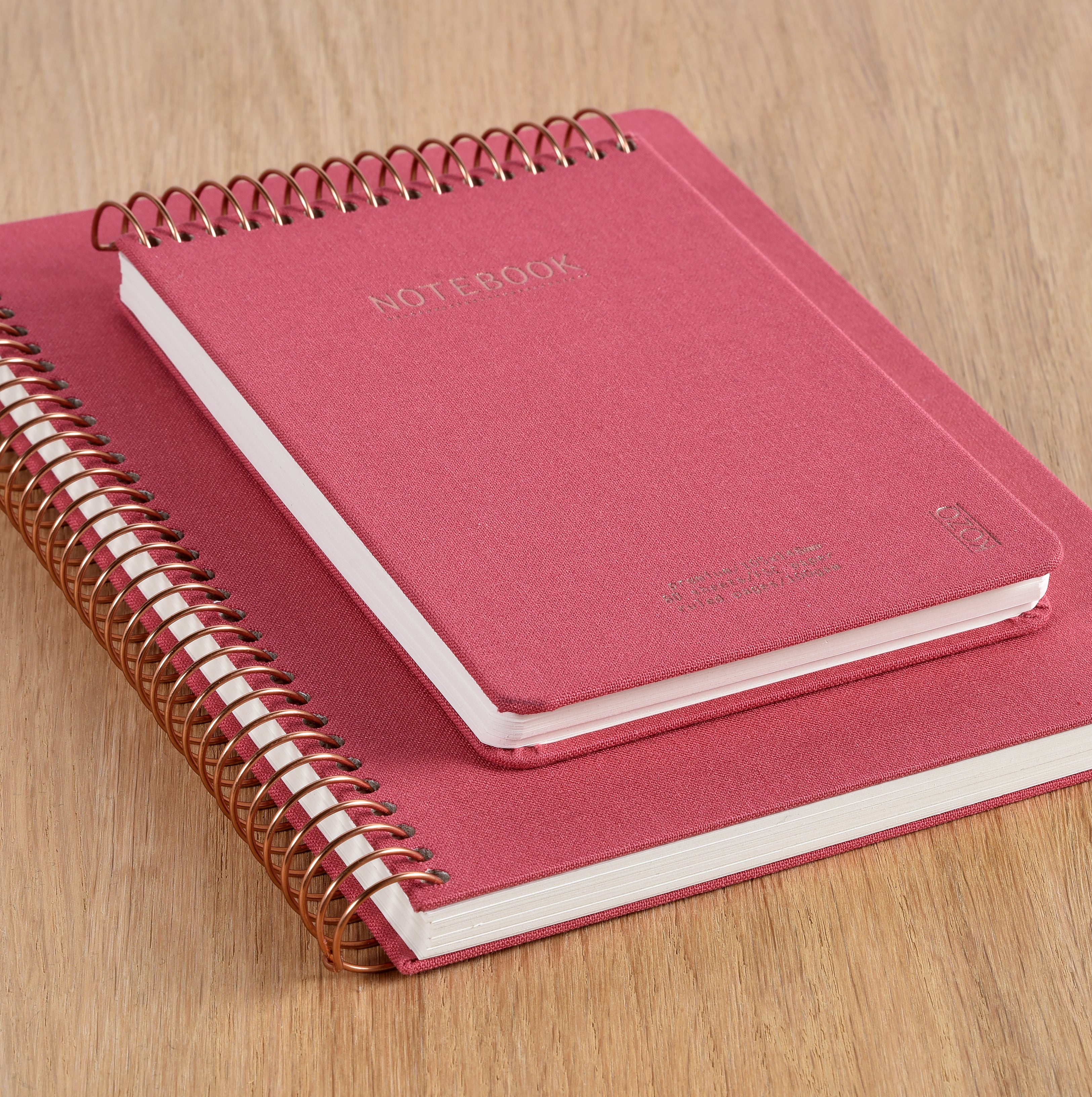 Notatbok m/spiral Kozo Premium A6 Guava Pink
