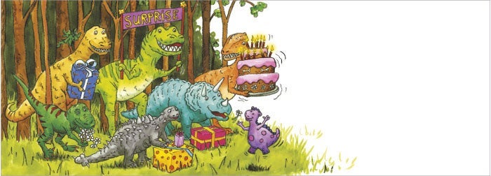 Klaffekort Dinosaurene