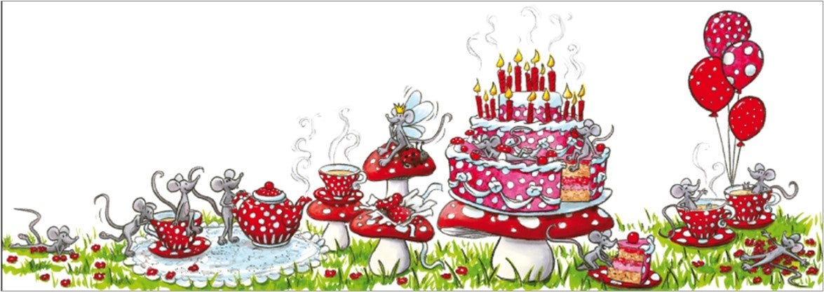 Klaffekort "Muse-party"