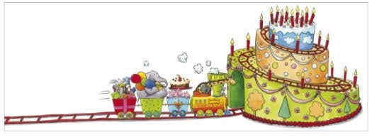 Klaffekort Birthday Express