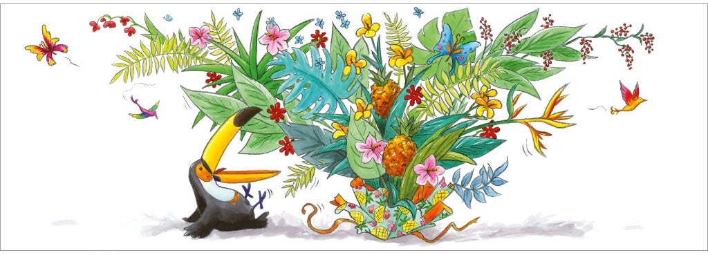 Klaffekort Toucan & gave