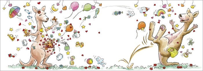 Klaffekort Baby velkomst