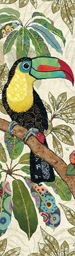 Bokmerke Bug Art toucan - 5x17cm