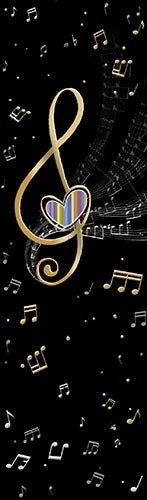 Bokmerke Bug Art noter - 5x17cm