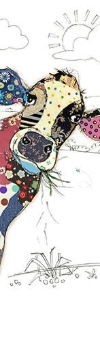 Bokmerke Bug Art ku - 5x17cm