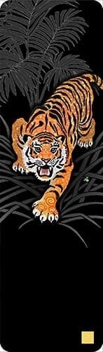 Bokmerke Bug Art tiger - 5x17cm