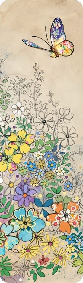 Bokmerke Bug Art sommerfugl - 5x17cm