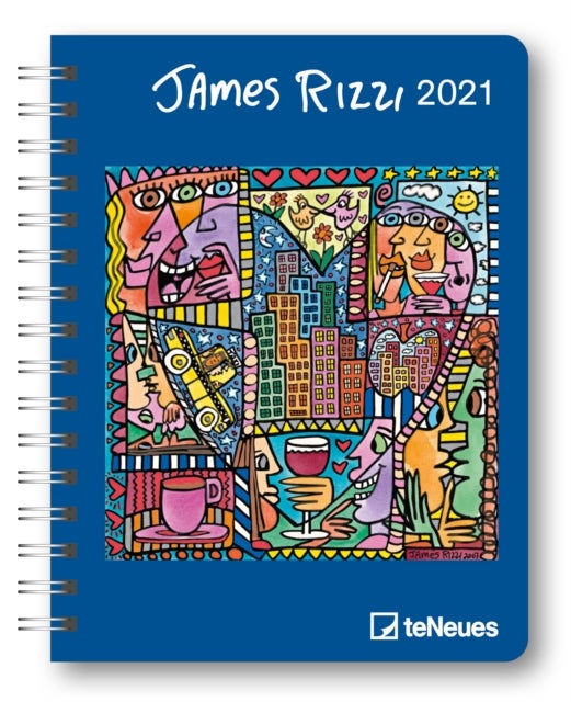 Agenda 2021 16X22cm James Rizzi