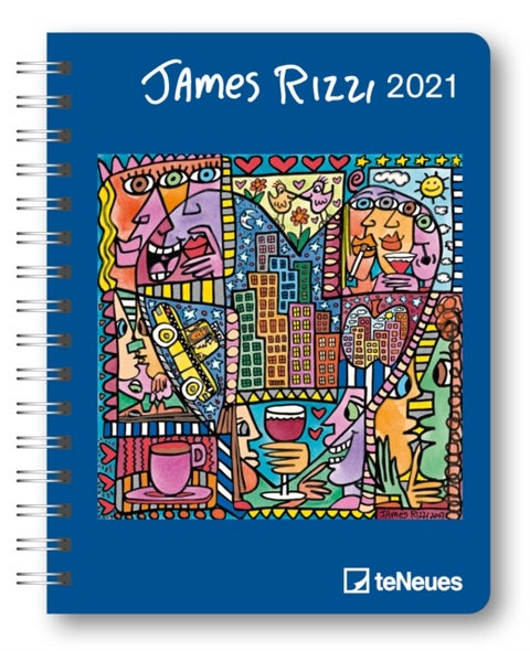 Agenda 2021 16X22cm James Rizzi