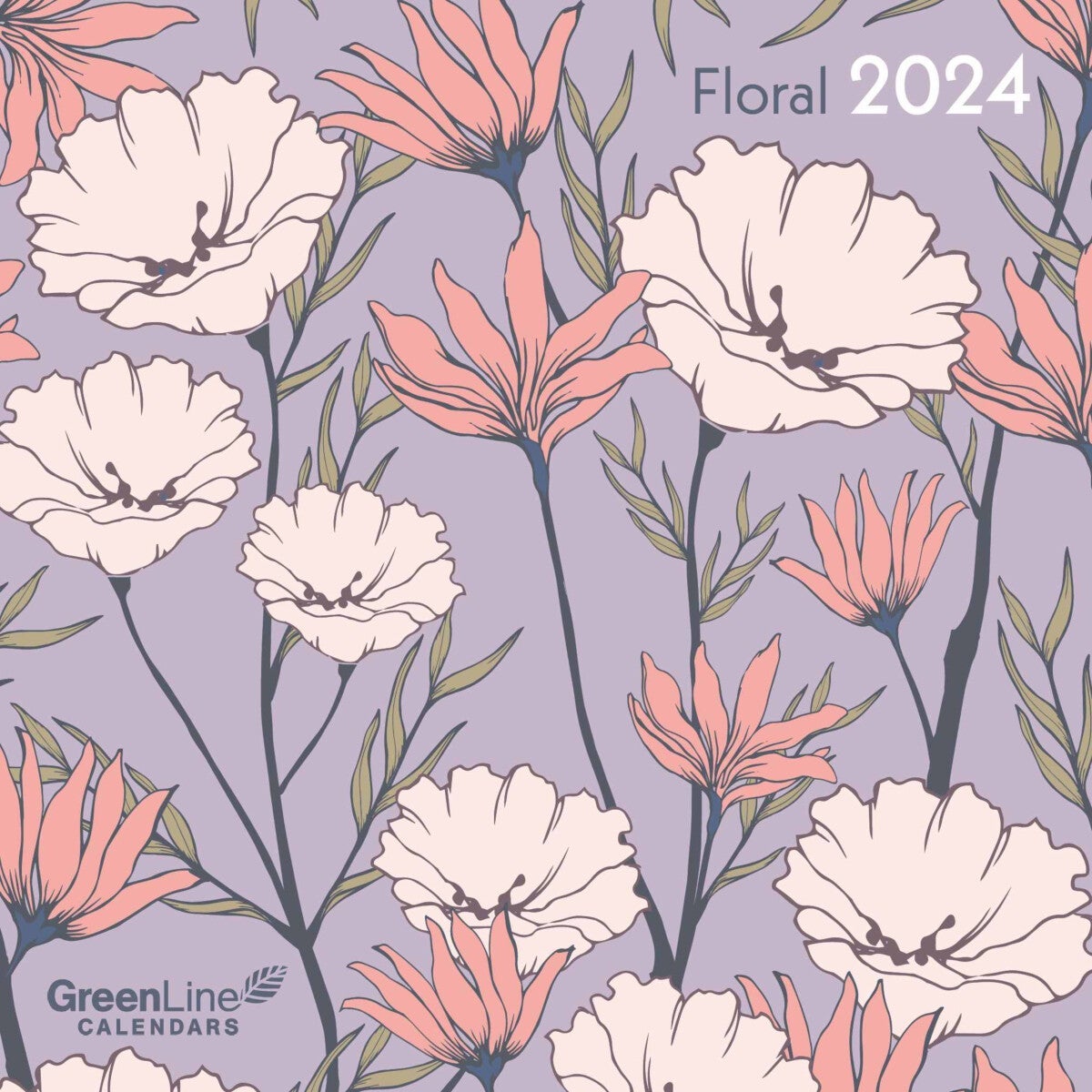 Kalender 2024 Floral 30x30cm