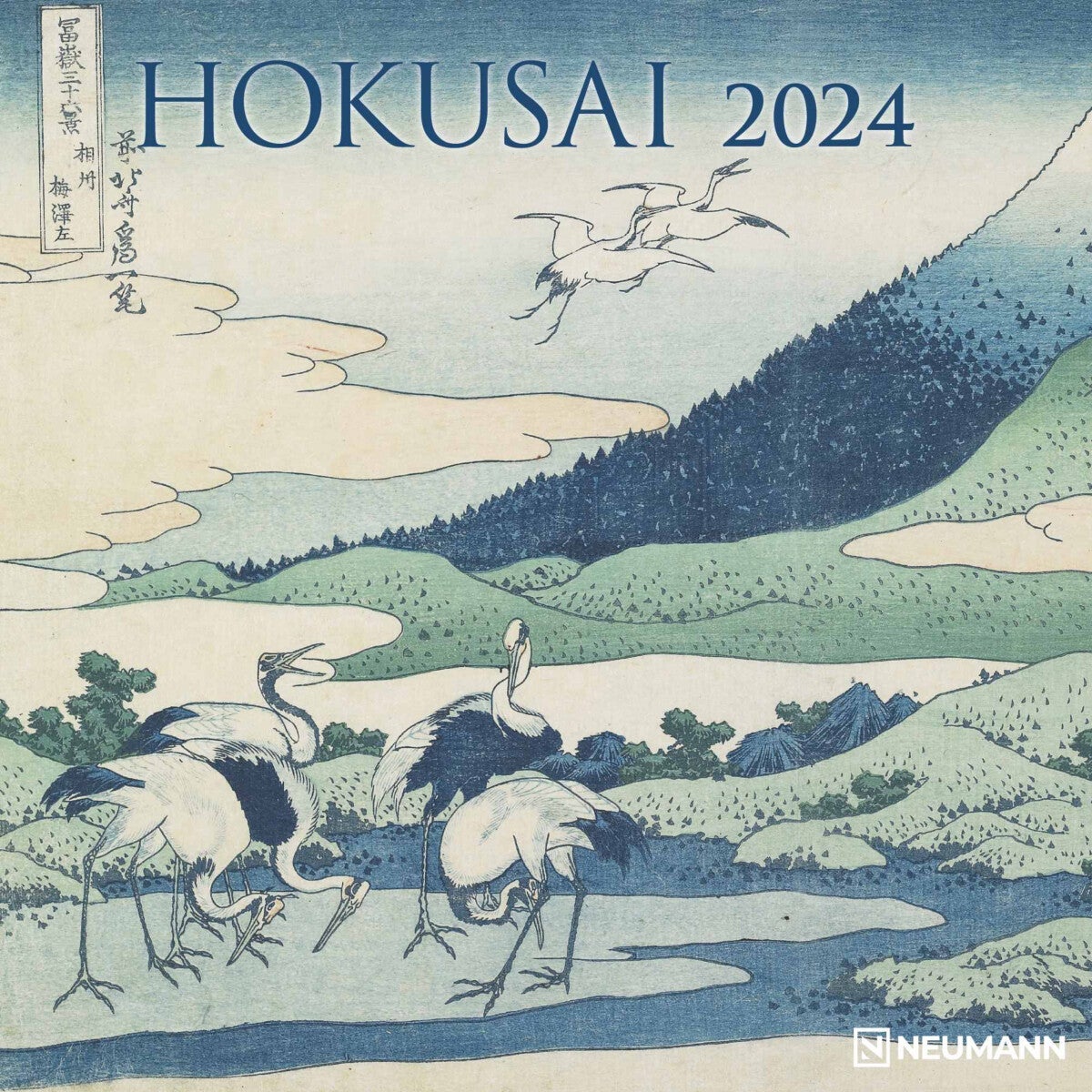 Kalender 2024 Hokusai 30x30cm