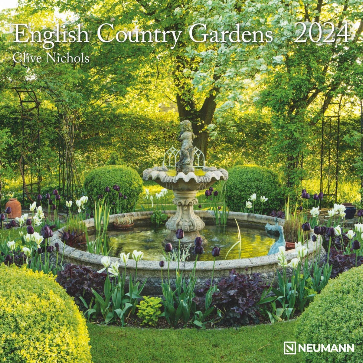 Kalender 2024 English C Gardens 30x30cm