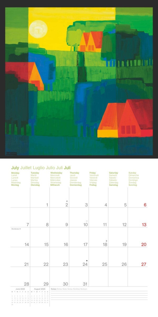 Kalender 2025 Ton Schulten 30x30cm