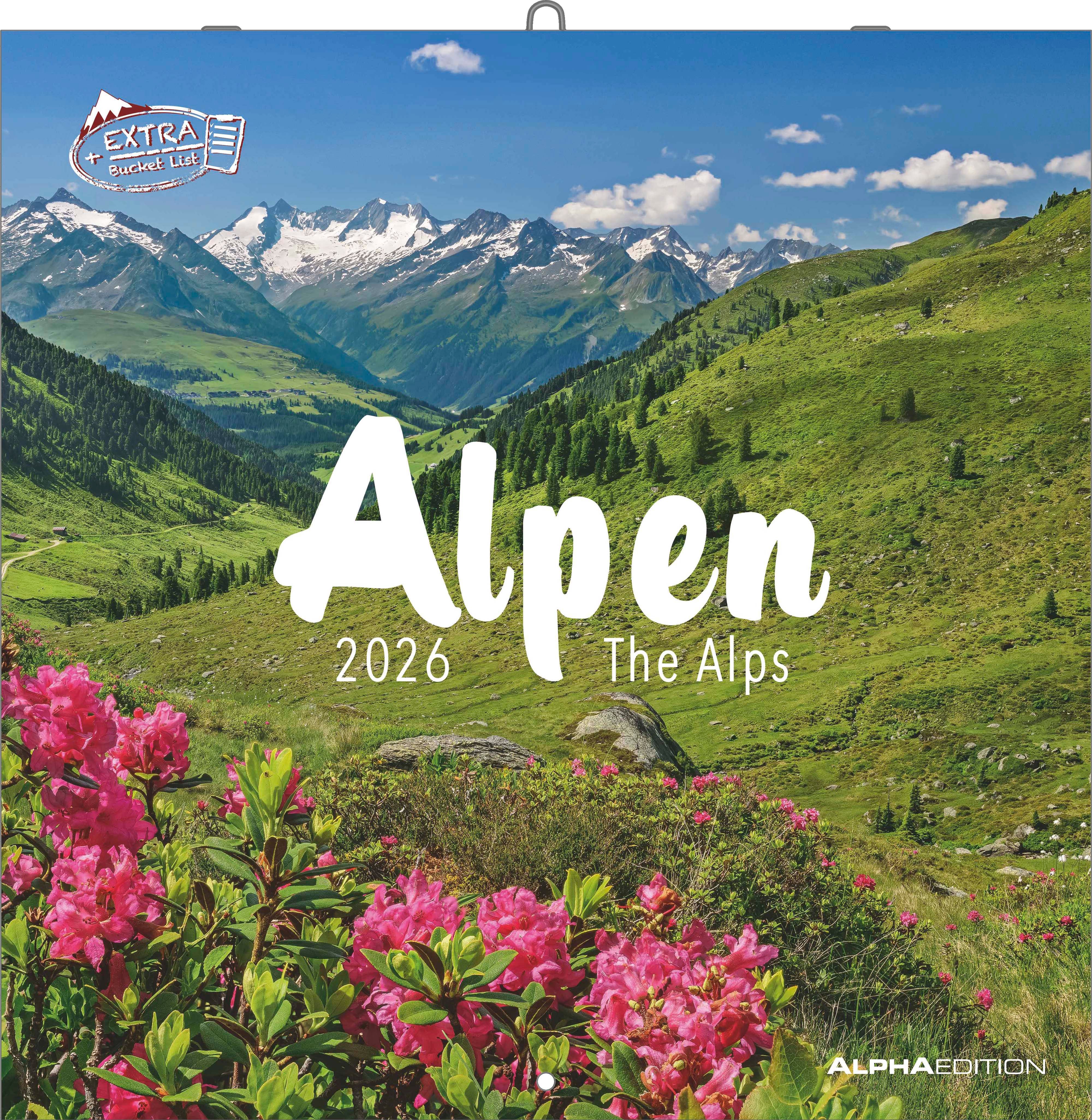 Kalender 2026 30x30 Alps