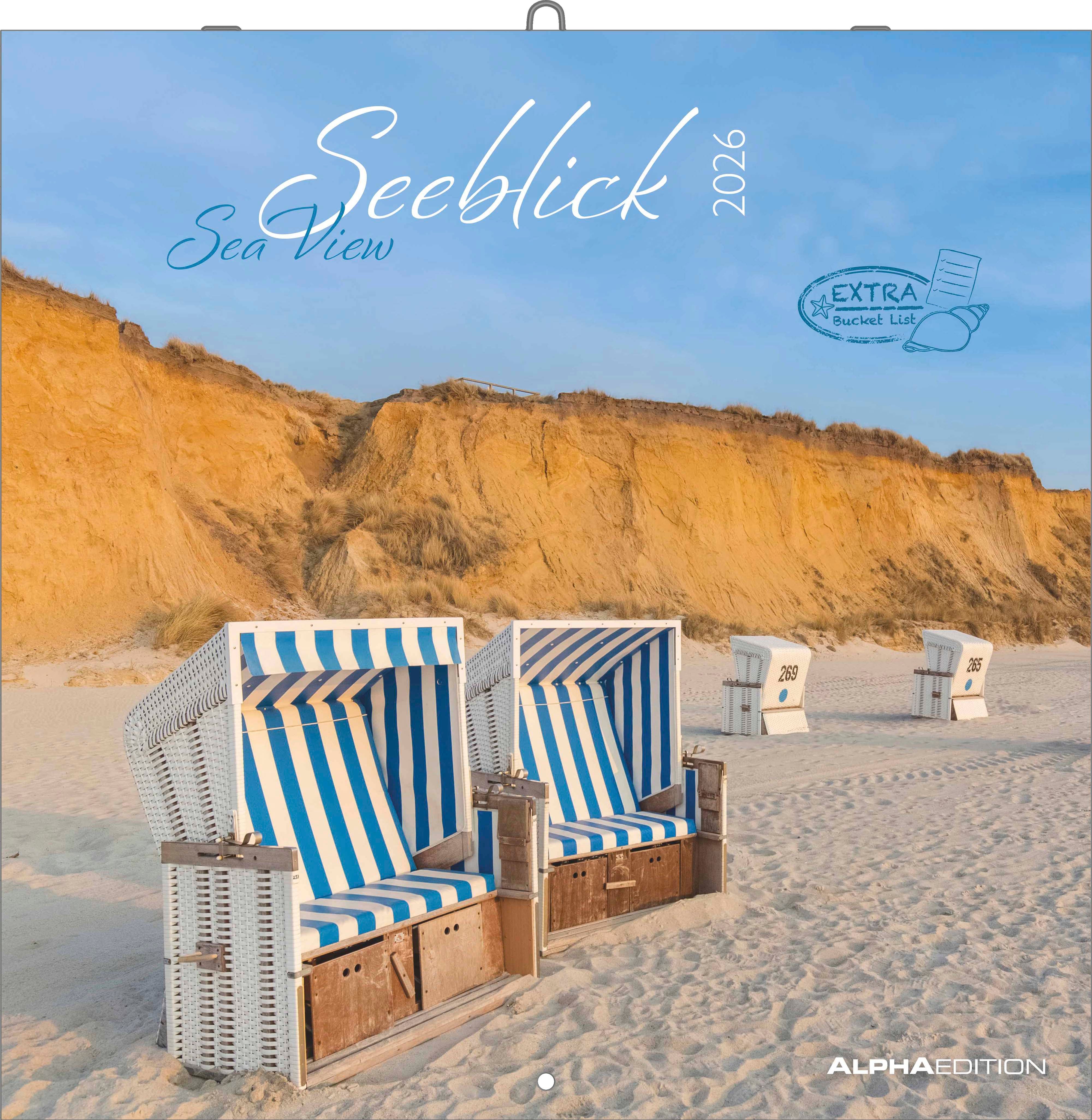 Kalender 2026 30x30 Sea View