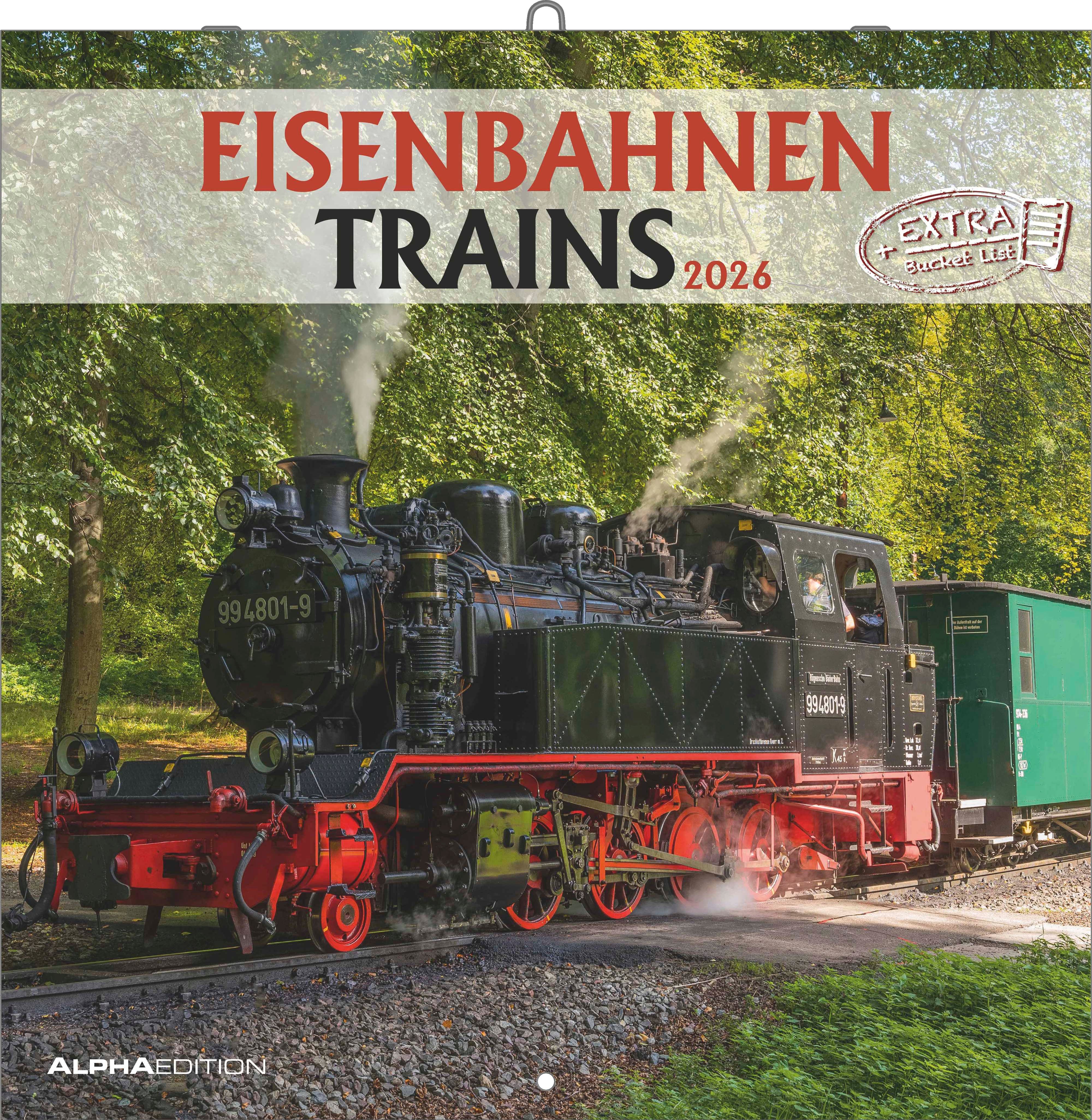 Kalender 2026 30x30 Steam Engines