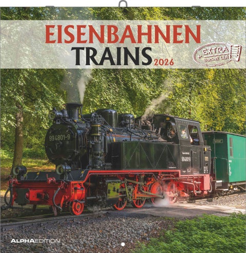 Kalender 2026 30x30 Steam Engines