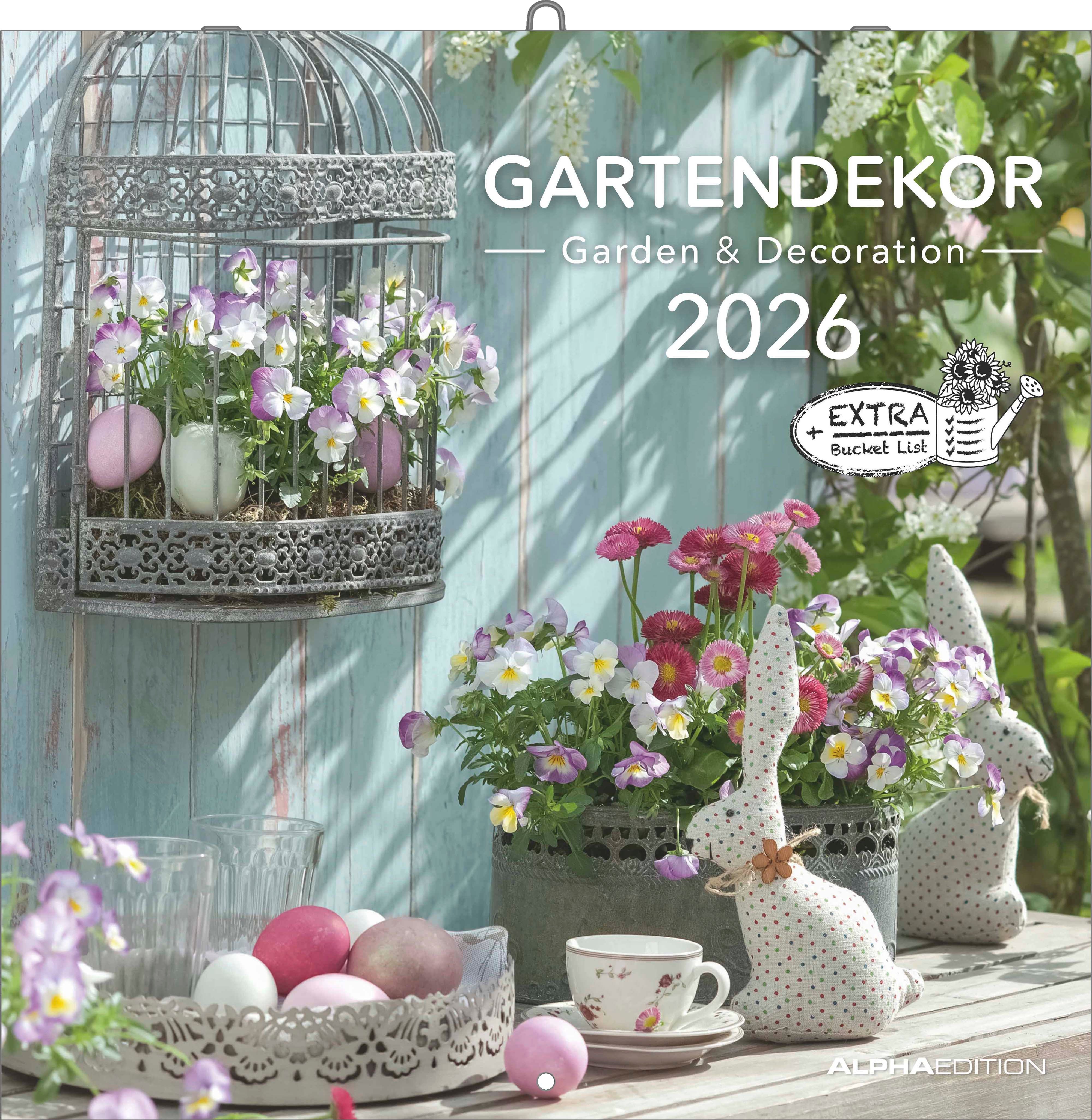 Kalender 2026 30x30 Garden o Decoration