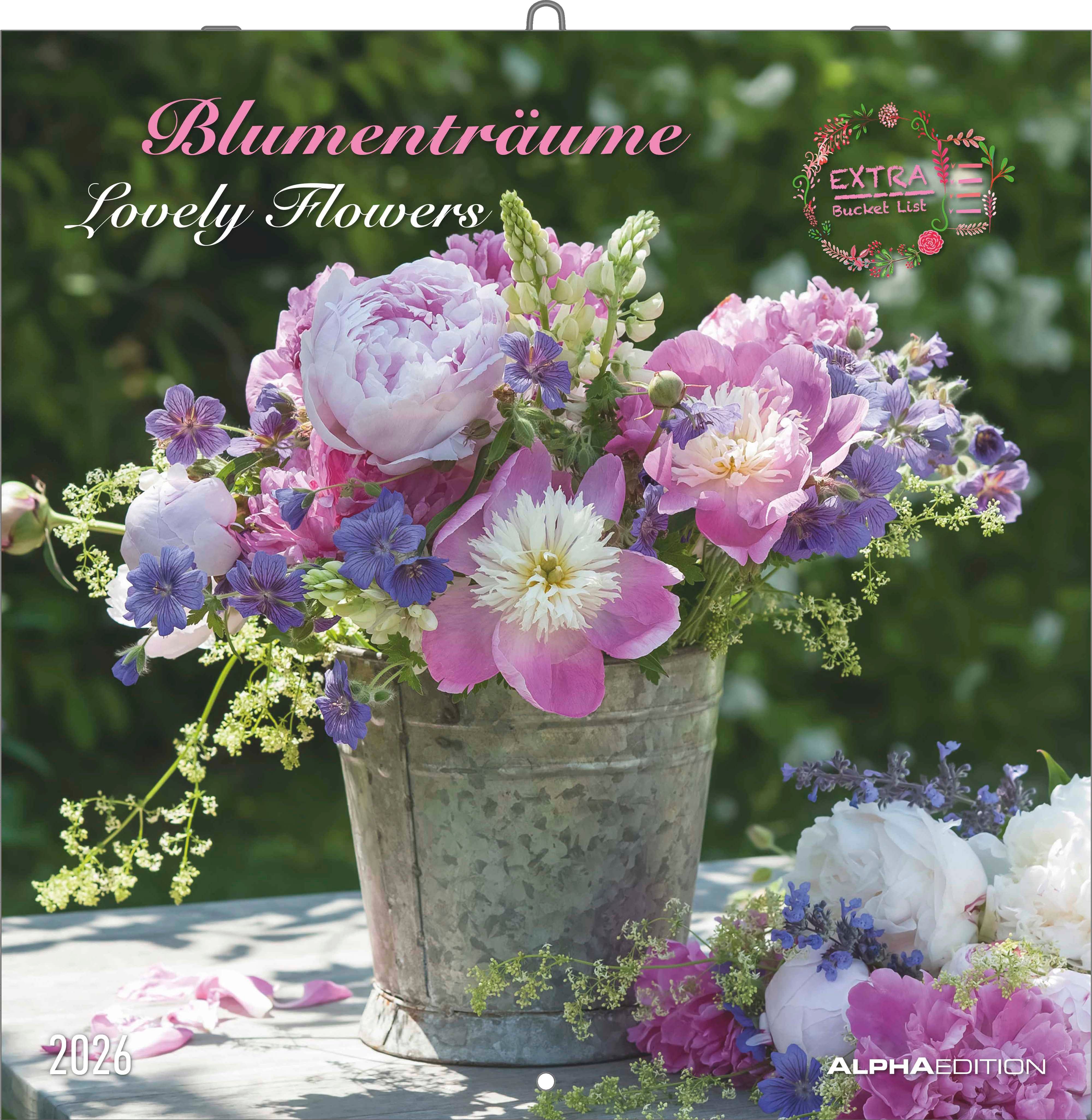 Kalender 2026 30x30 Flowerdreams