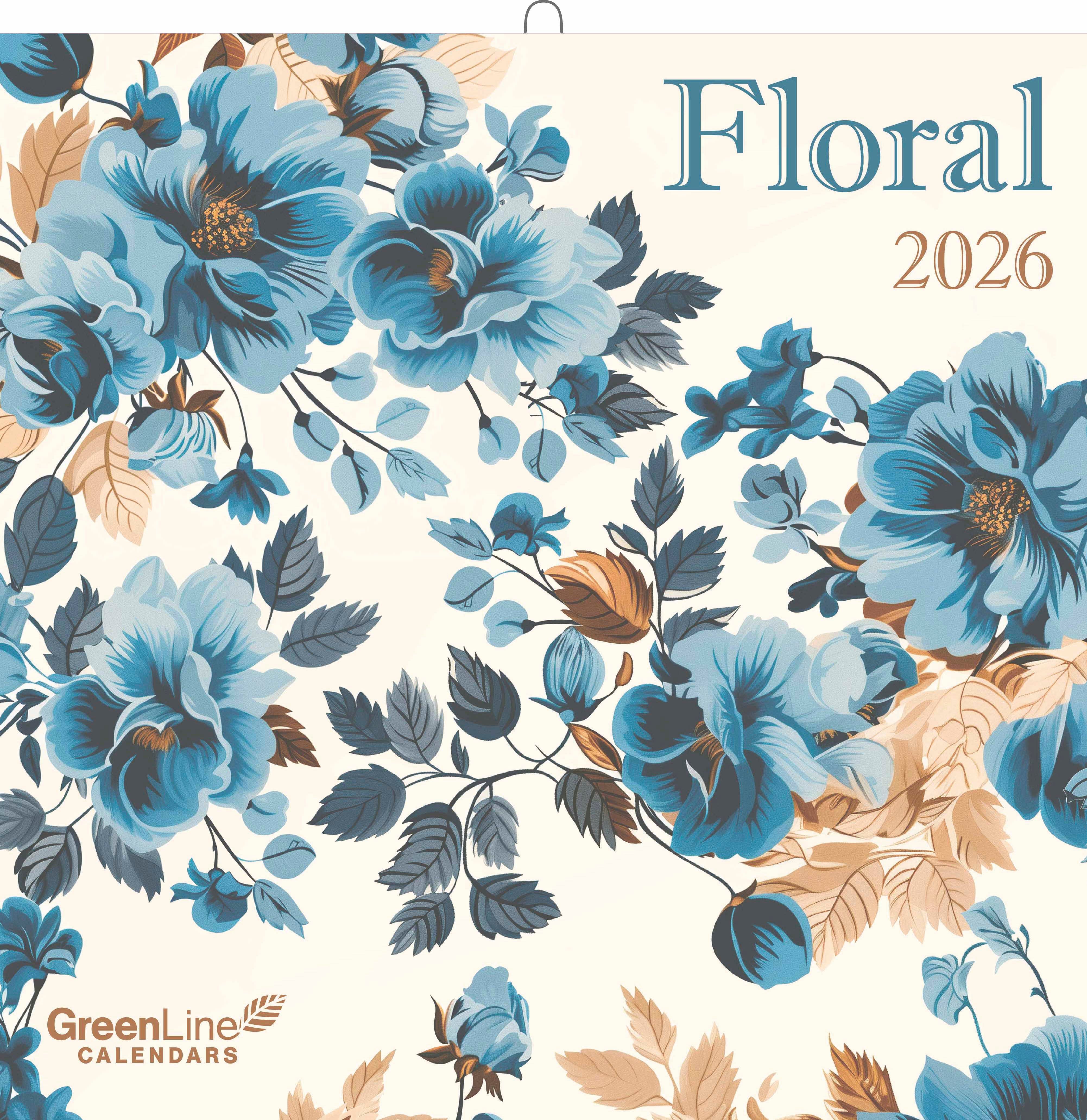 Kalender 2026 GreenLine 30x30 Floral