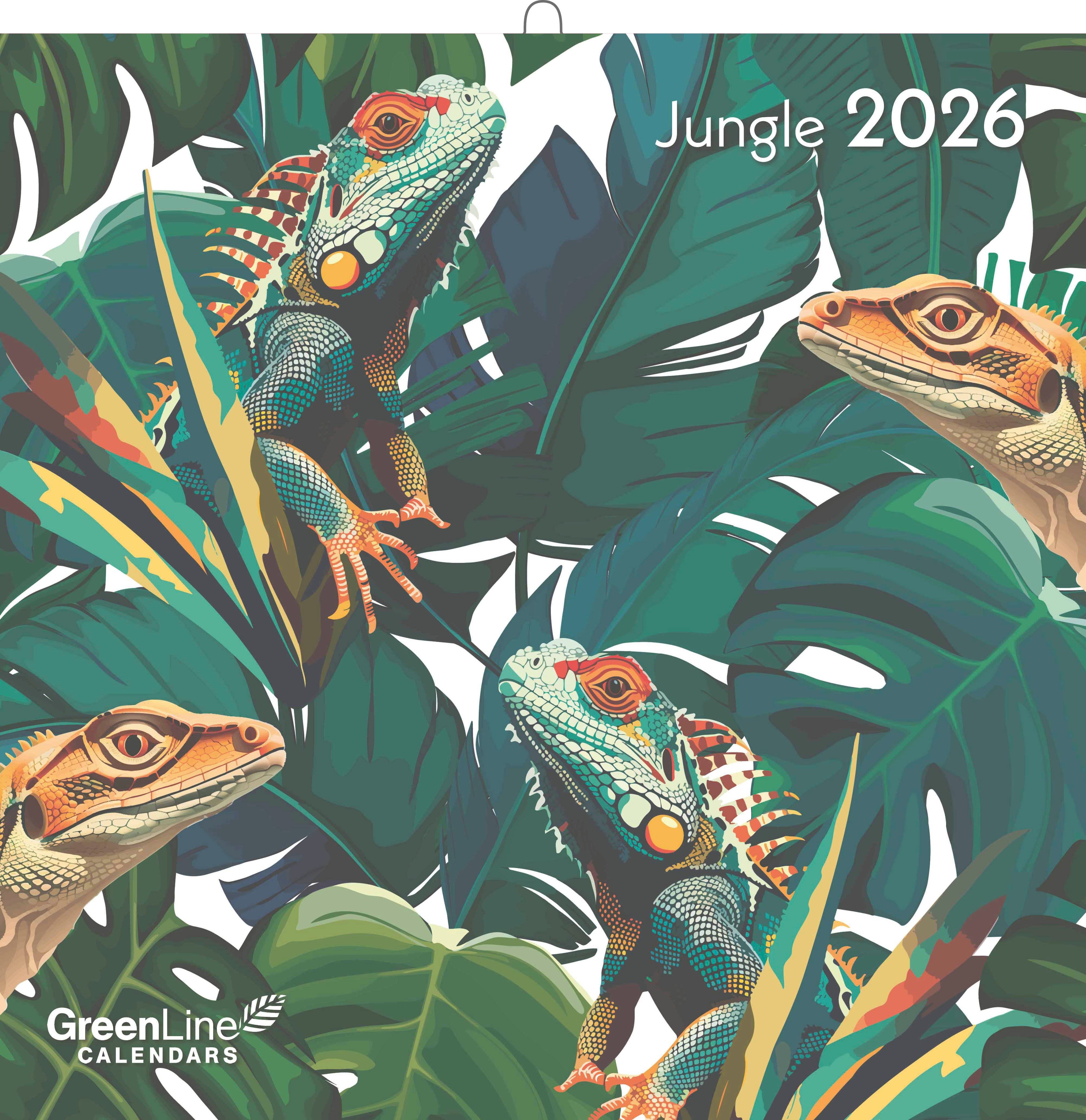 Kalender 2026 GreenLine 30x30 Jungle