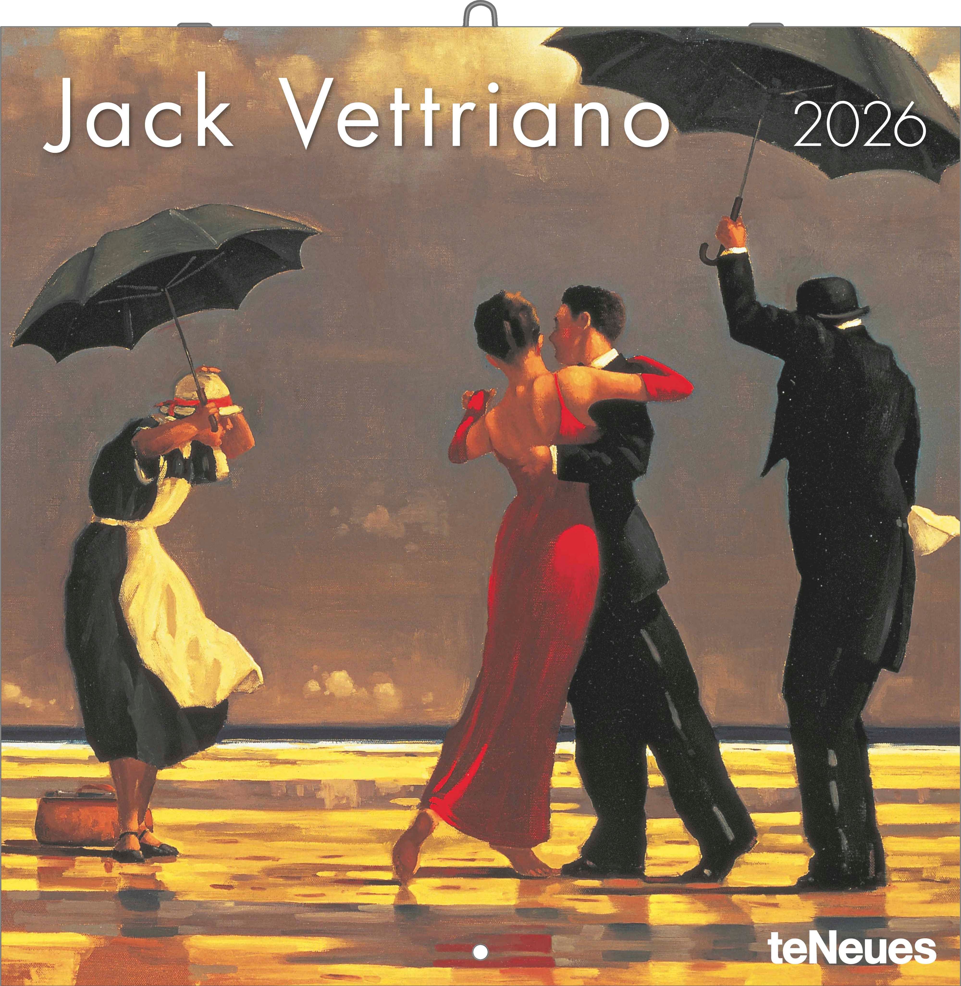 Kalender 2026 30x30 Jack Vettriano