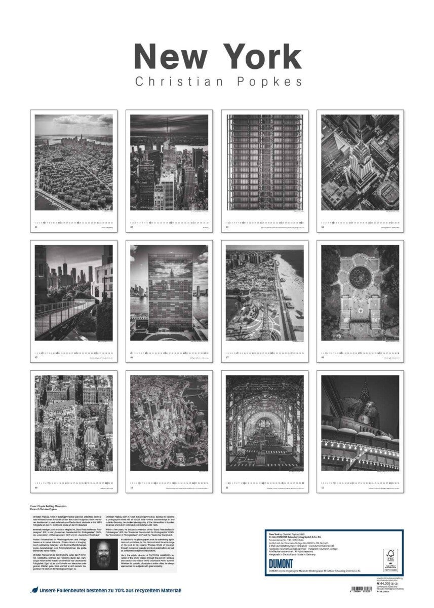 Kalender 2025 New York 50x70cm