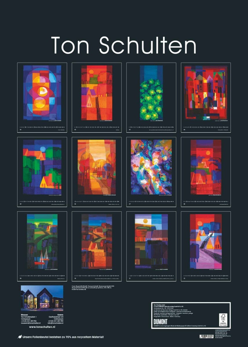 Kalender 2025 Ton Schulten 50x70cm