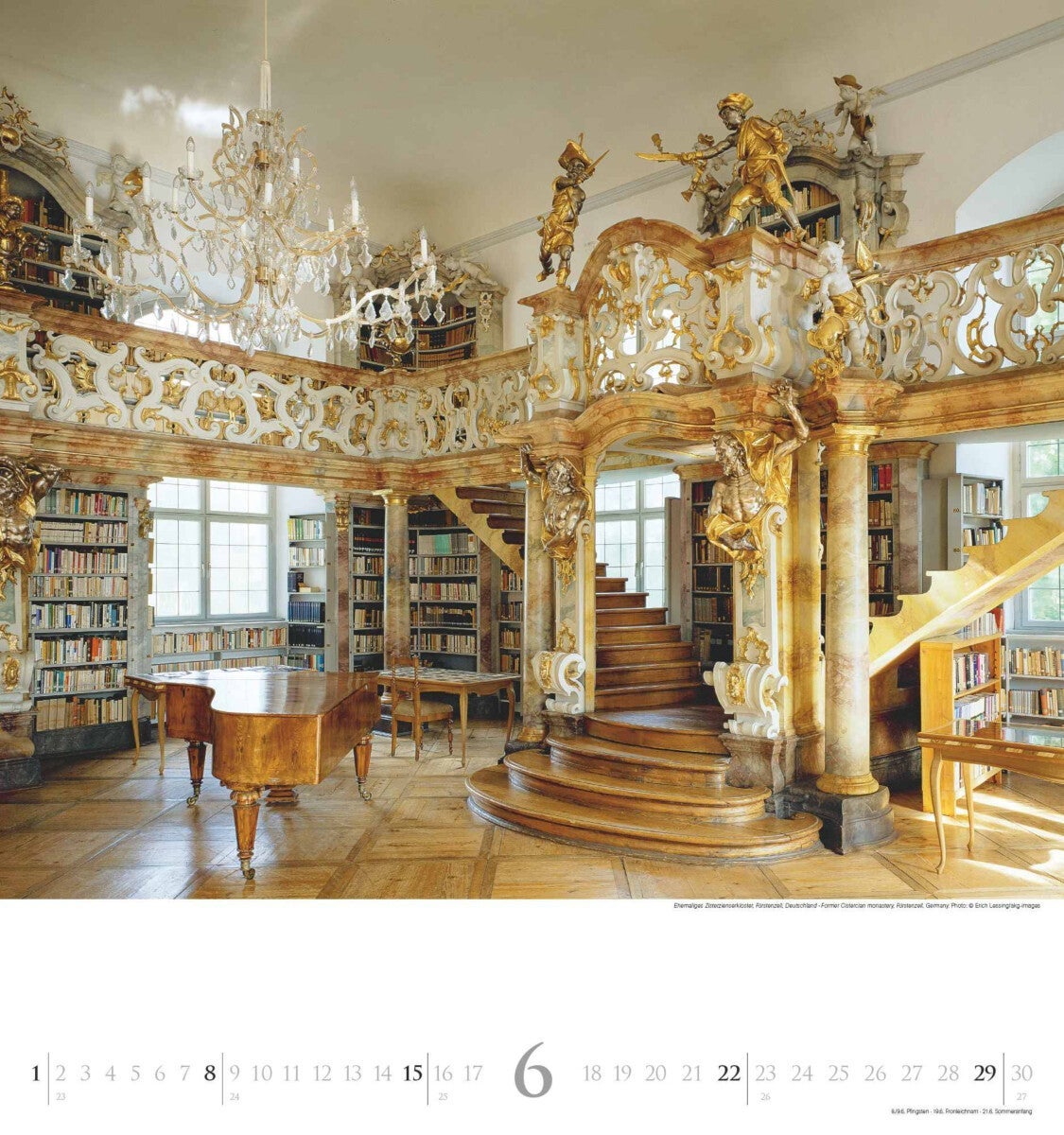 Kalender 2025 Bibliotheca 45x48cm
