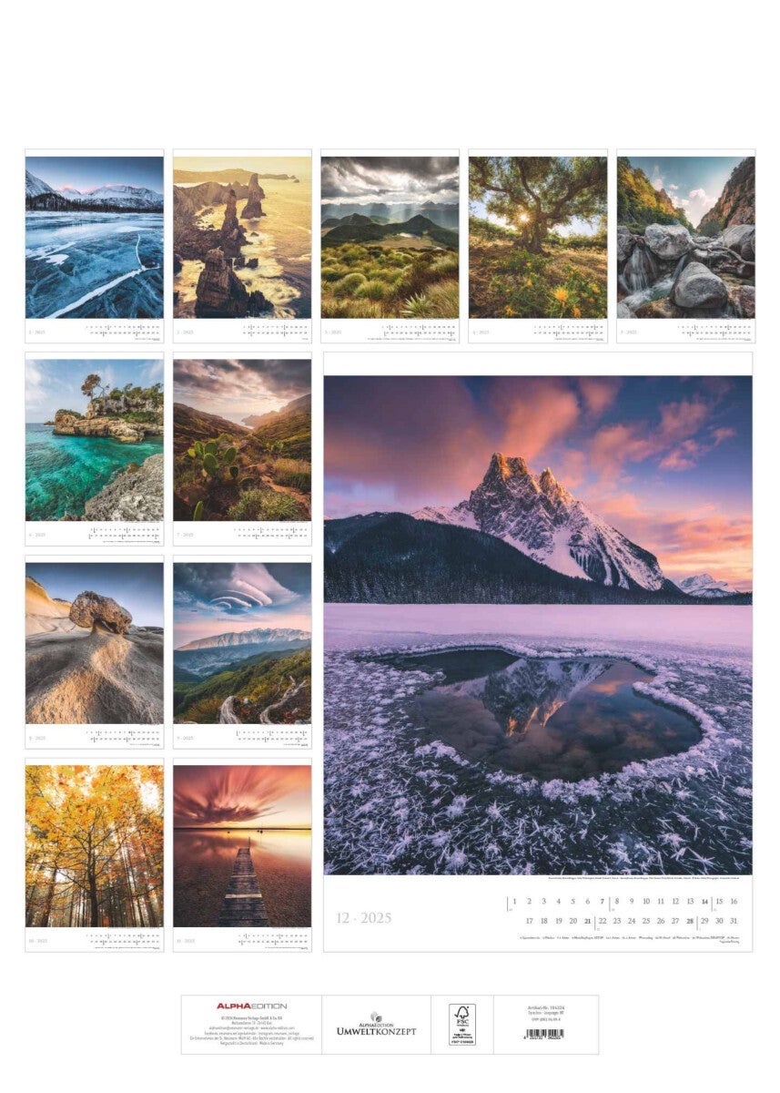 Kalender 2025 Spirit of Nature 50x70cm