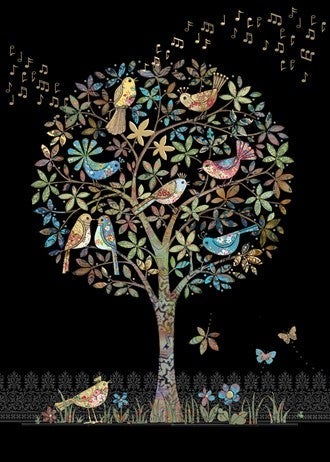 Doble kort 167x118 Jewels Song Birds