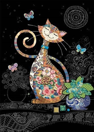 Doble kort 167x118 Jewels  Happy Cat