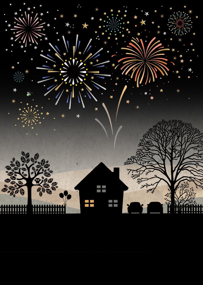 Kort Bug Art Jewels Fireworks