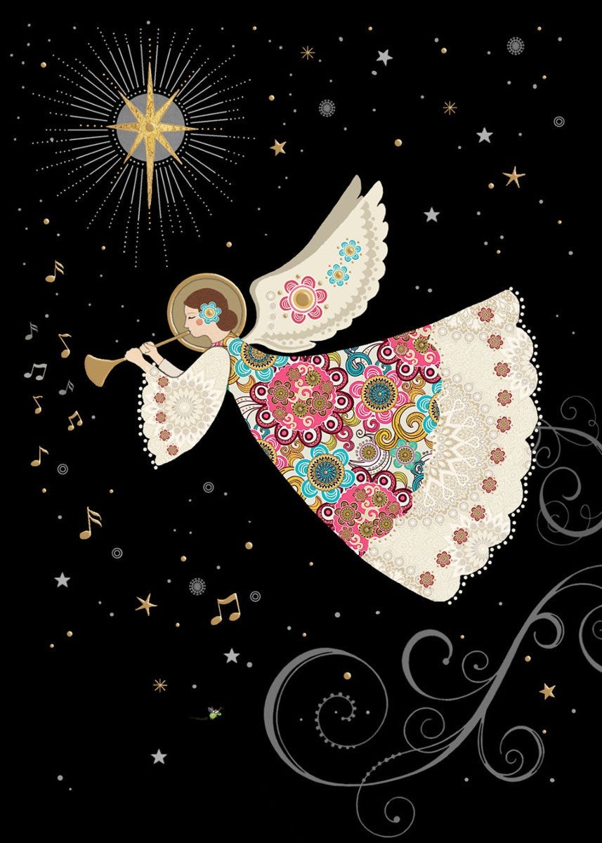 Julekort Bug Art Jewels Angel - 12x17 cm