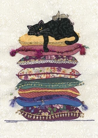 Doble kort 167x118 Amy`s Cards Cat Cushions