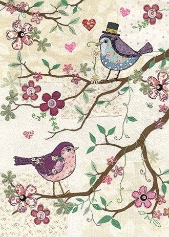 Doble kort 167x118 Amy`s Cards Two Birds