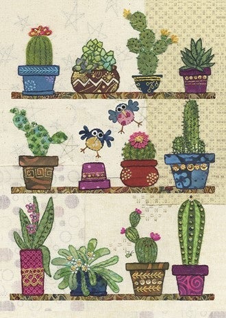 Doble kort 167x118 Amys Cards Cacti Pots