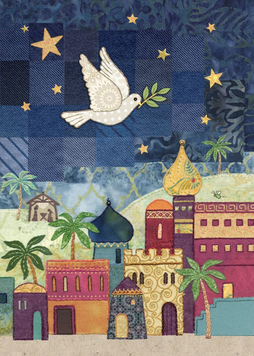 Julekort Bug Art Amy`s Cards Dove - 12x17 cm