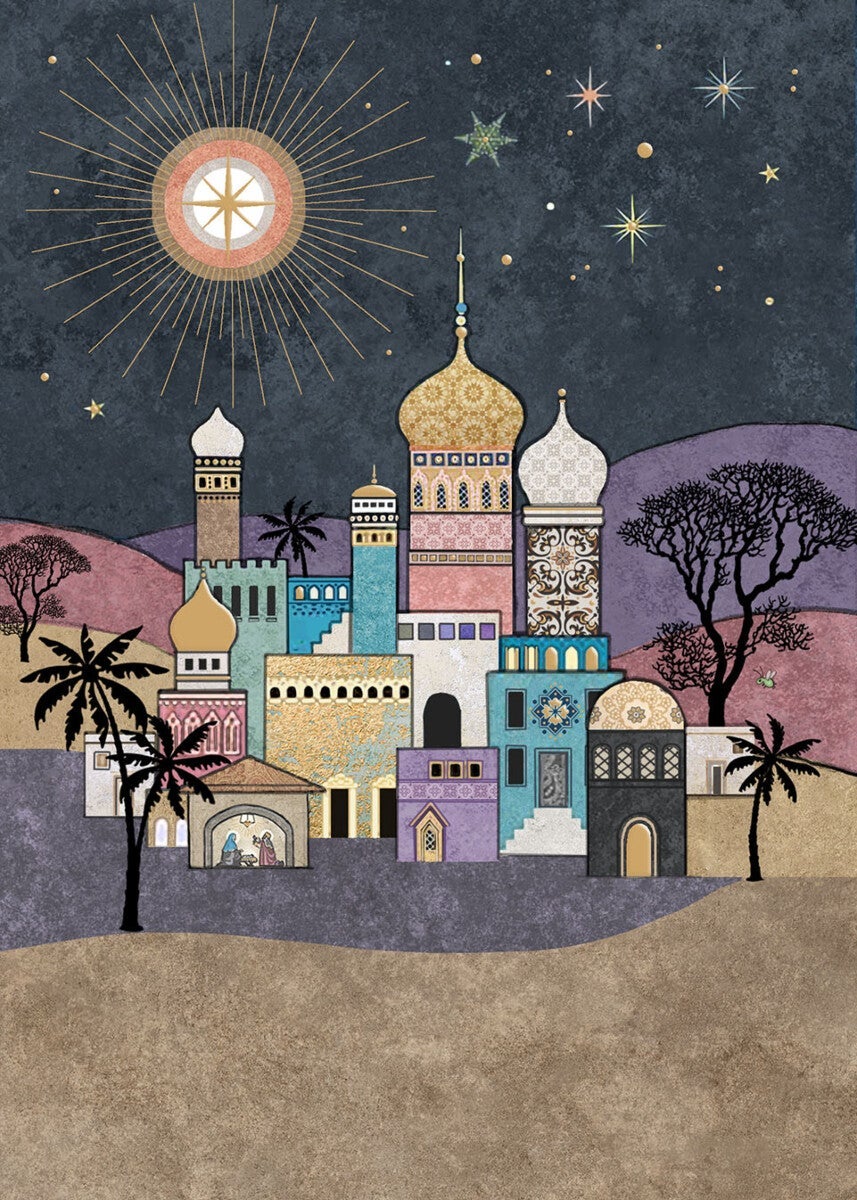 Julekort Bug Art Scenics Bethlehem